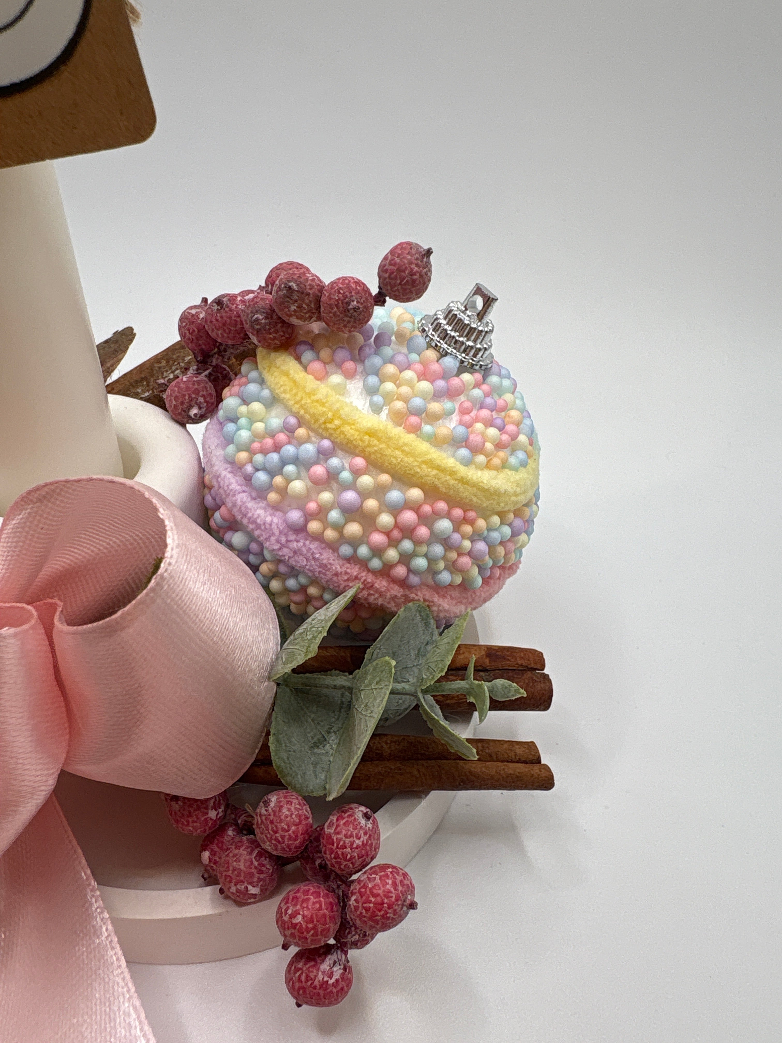 Kerzengesteck Zuckerwald