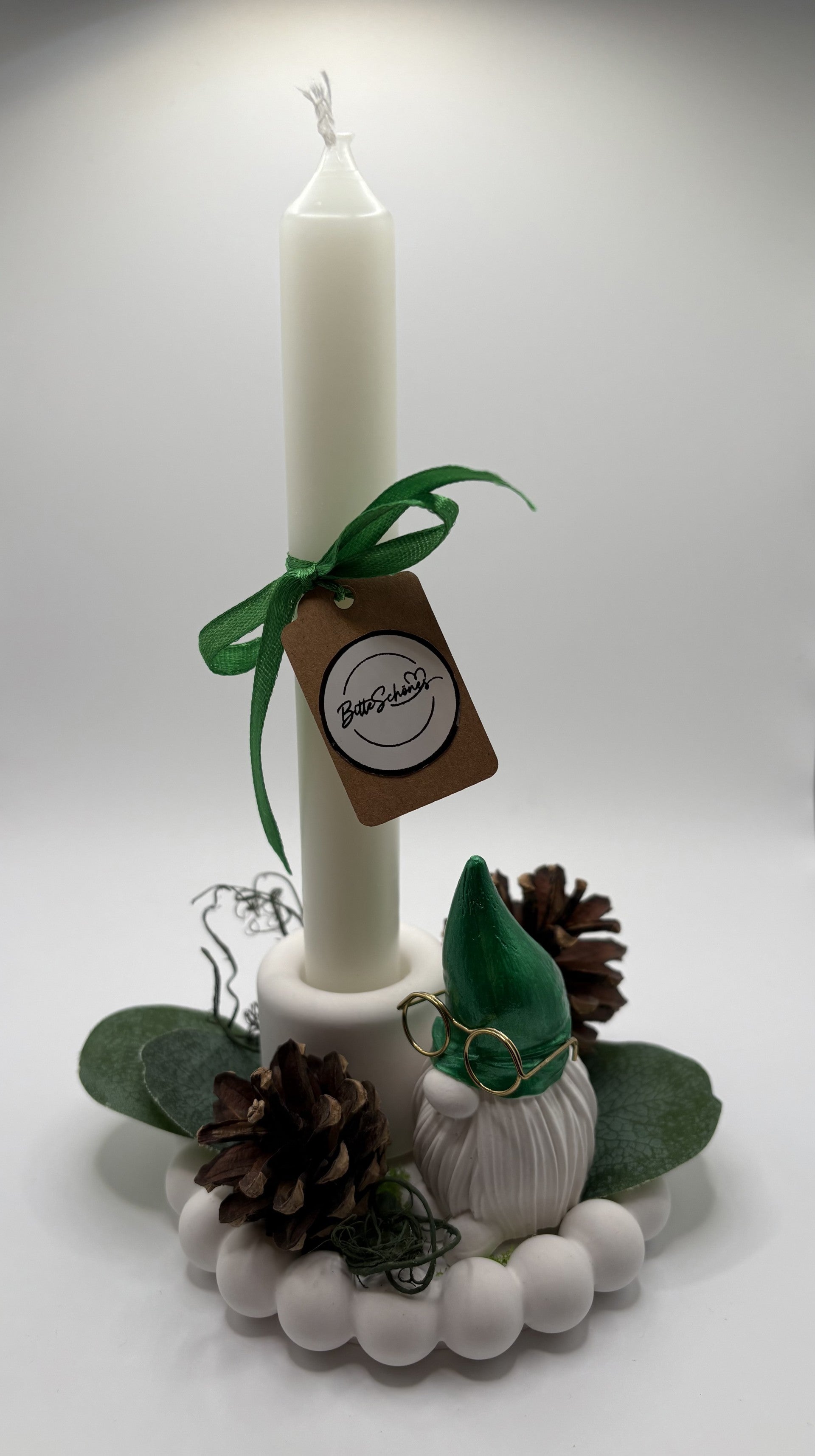 Kerzengesteck Wichtel